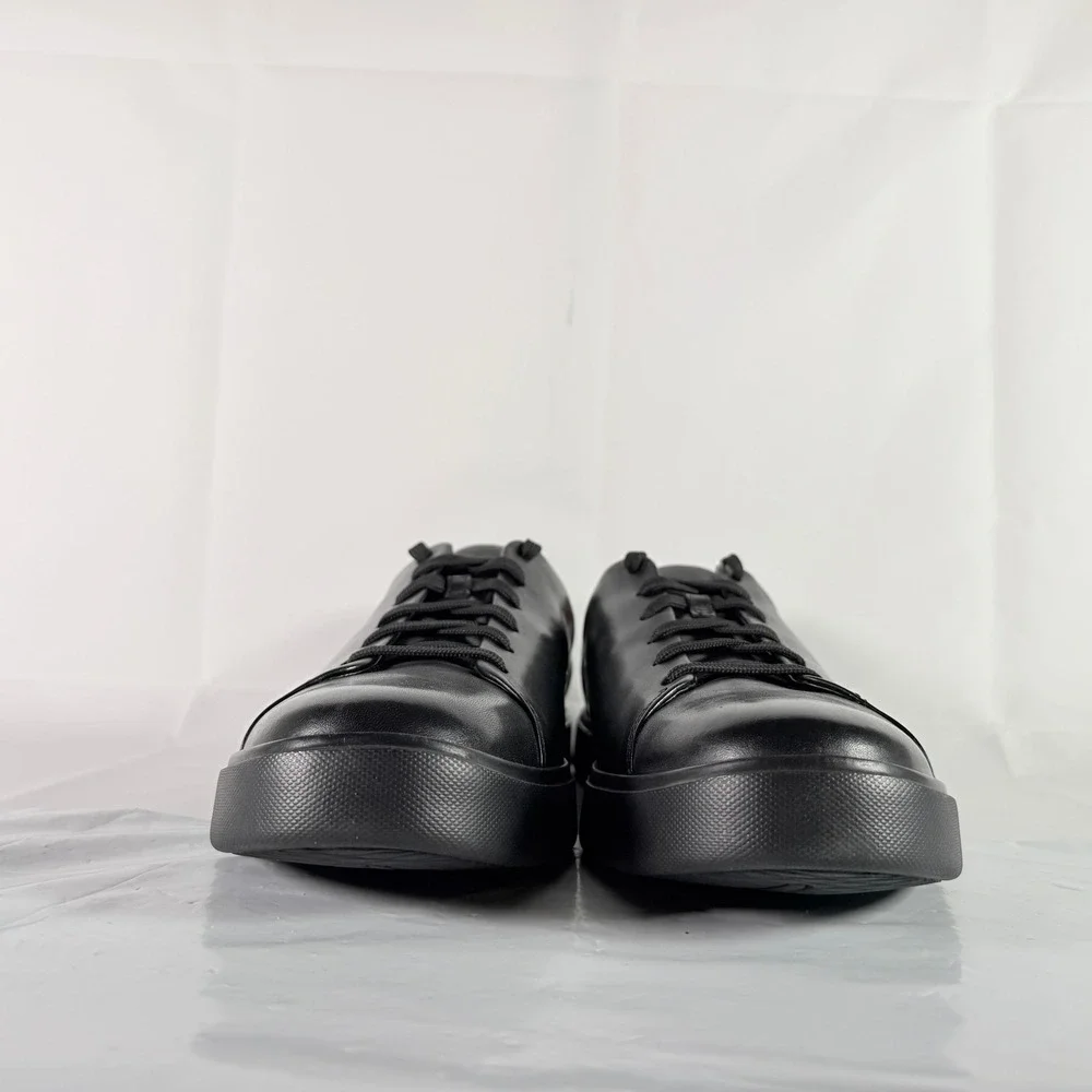 Clarks Un Costa Lace Black Leather Men's Oxford Sneakers Size 13 M